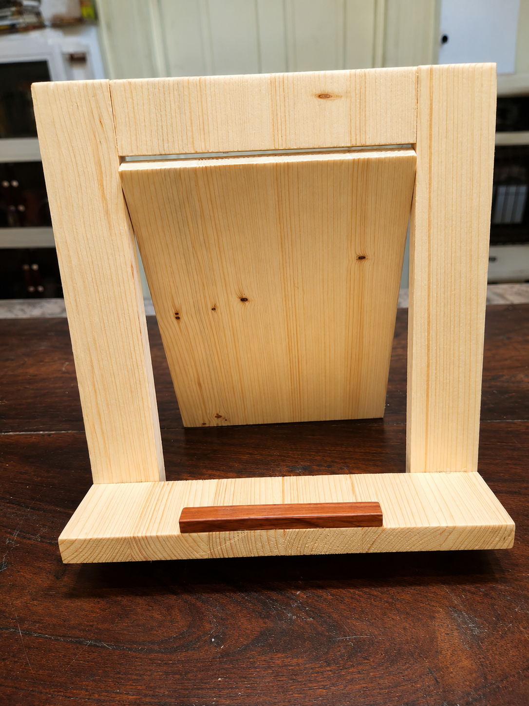 wooden cookbook stand | wooden recipe book holder | rustic cookbook stand | wooden kitchen book stand | cookbook display stand | wooden tablet cookbook holder | farmhouse cookbook holder | wooden recipe stand | kitchen cookbook holder | wooden reading stand