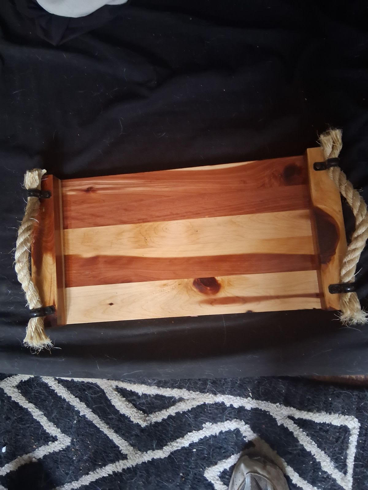 wooden cedar tray | handcrafted cedar serving tray | rustic wooden serving tray | natural cedar tray | farmhouse serving tray | breakfast serving tray | wooden coffee tray | cedar display tray | wooden home decor tray | handcrafted wood tray