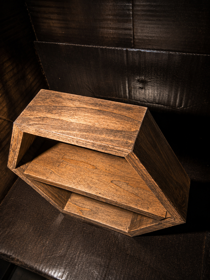 wooden hexagon wall shelf | wooden floating hexagon shelf | geometric wooden wall shelf | rustic hexagon shelf | farmhouse wall shelf | wooden display shelf | hexagon plant shelf | wooden wall décor shelf | floating wooden shelf | handmade hexagon wall shelf